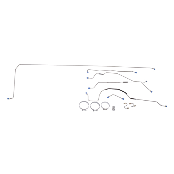 Brake Line Kit, Full, 10 Inch, 134 CI; 66-71 Jeep CJ5