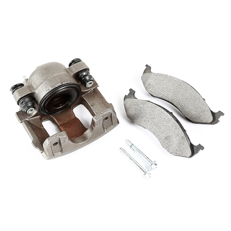 Zacisk hamulcowy, Prawy, Front, kompletny z klockami ham.; 90-06 Jeep SJ/XJ/MJ/ZJ/YJ/TJ/LJ - 2