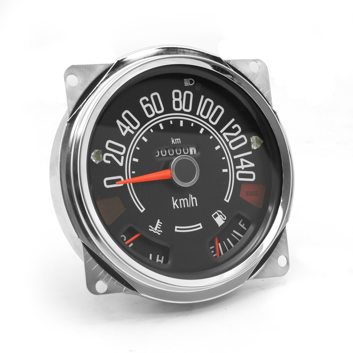 Speedometer Cluster, 0-140 KPH; 80-86 Jeep CJ5/CJ7/CJ8