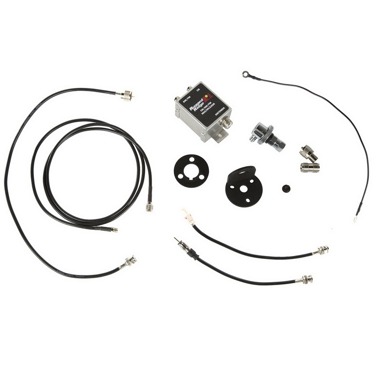 Antenna Mount Kit, CB/AM/FM; 97-18 Jeep Wrangler TJ/JK - 1