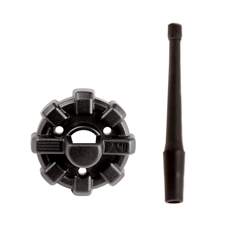 Elite Antenna Base with 6" Reflex Antenna; 07-21 Jeep Wrangler / 20-21 Gladiator