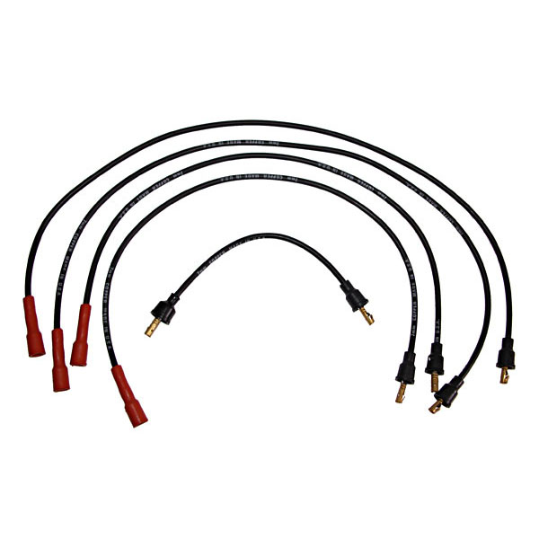 Ignition Spark Plug Wire Kit, F-Head; 52-71 Willys/Jeep, 134CID