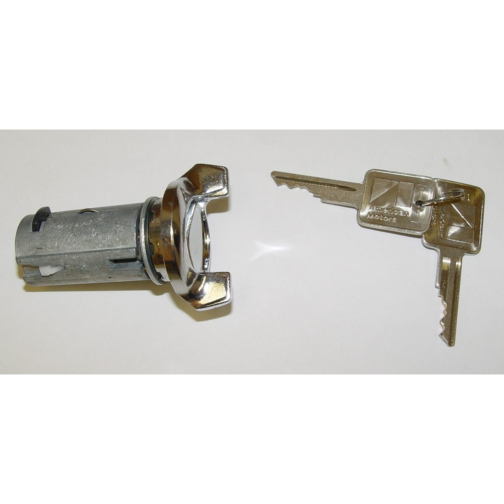 Ignition Lock Cylinder Kit; 76-95 Jeep CJ/Wrangler YJ - 1