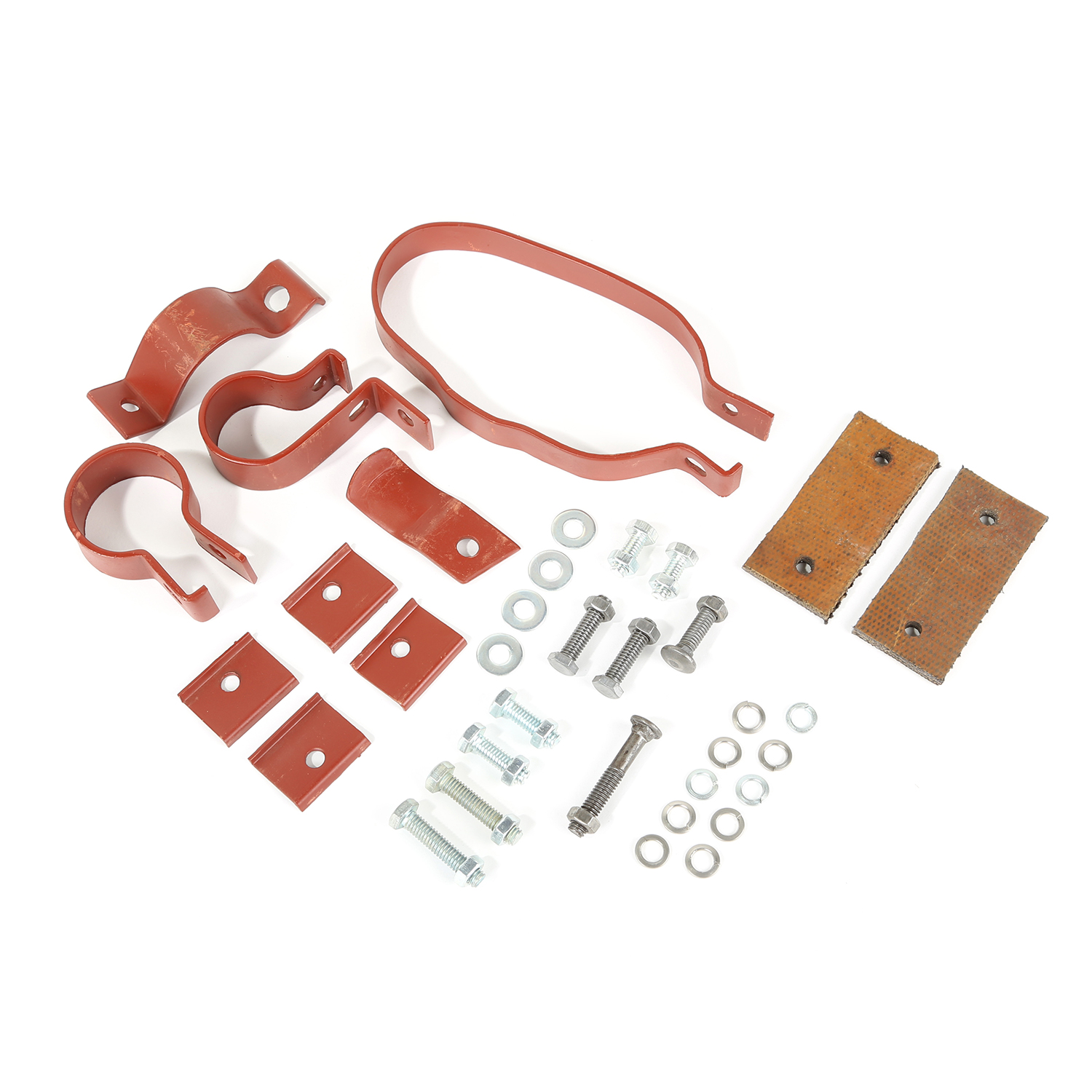 Exhaust System Mounting Kit; 41-45 Willys MB/Ford GPW - 1
