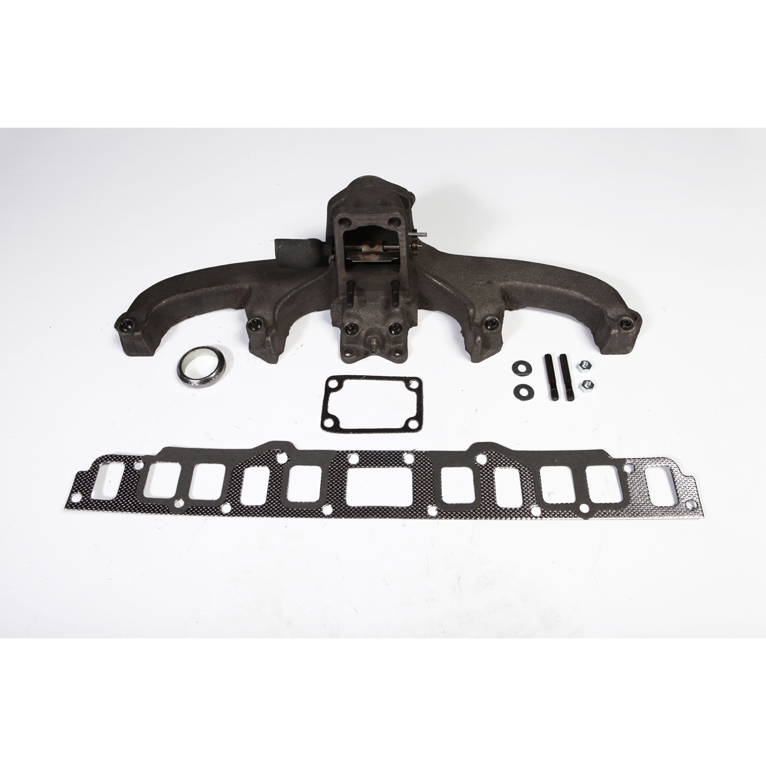 Exhaust Manifold Kit; 72-80 Jeep CJ/SJ, 3.8L/4.2L