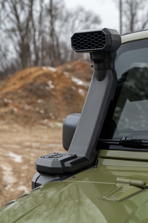 AmFib Low/High Mount Snorkel for 2007-2018 Jeep Wrangler JK / JKU models equipped with 3.6L / 3.8L gas engines - 6