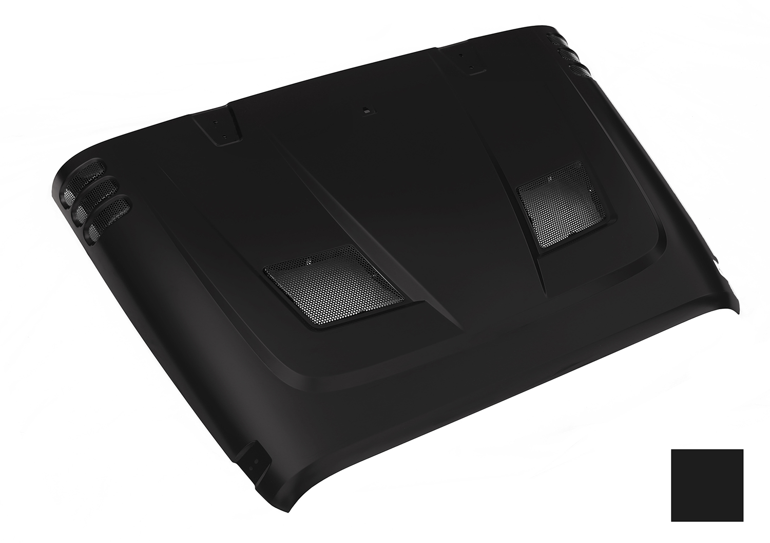 Performance Vented Hood, painted PAV code. (Dark Charcoal) 07-14 JK.