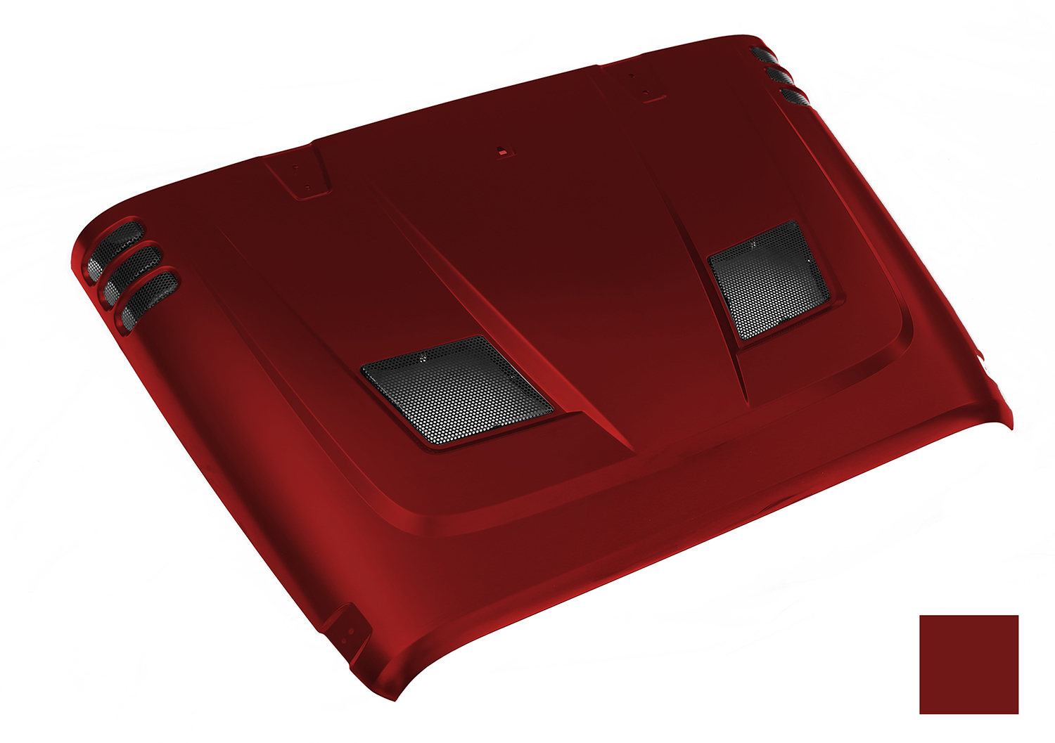 Performance Vented Hood, painted PEM code. (Red Rock Crystal) 07-14 JK