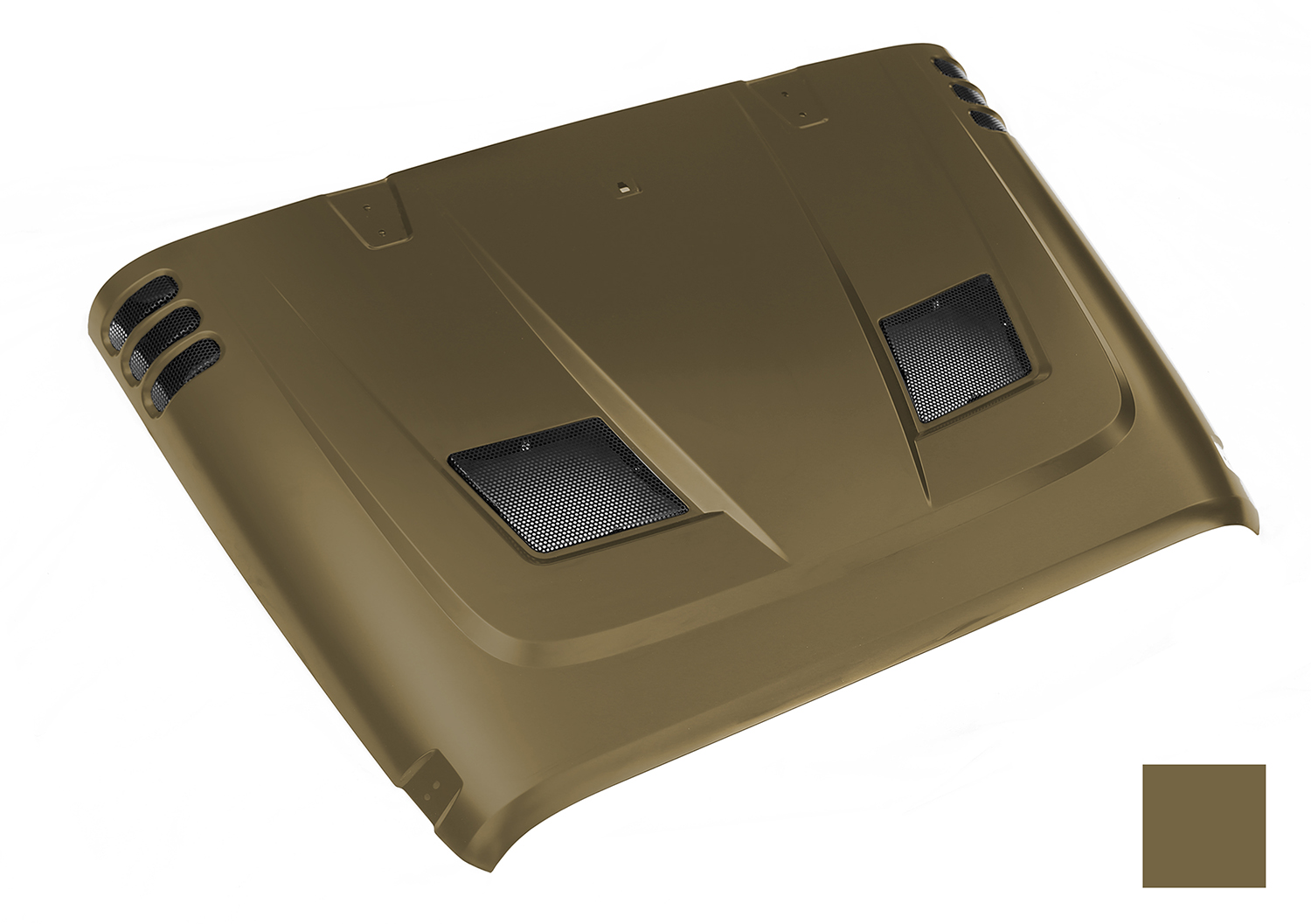 Performance Vented Hood, painted PGH code. (Commando Green) 07-14 JK