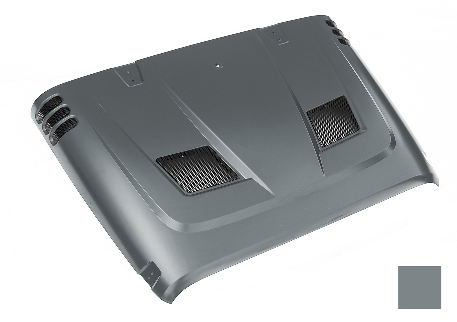 Performance Vented Hood, painted PSC code. (Billet Silver Met)07-14 JK