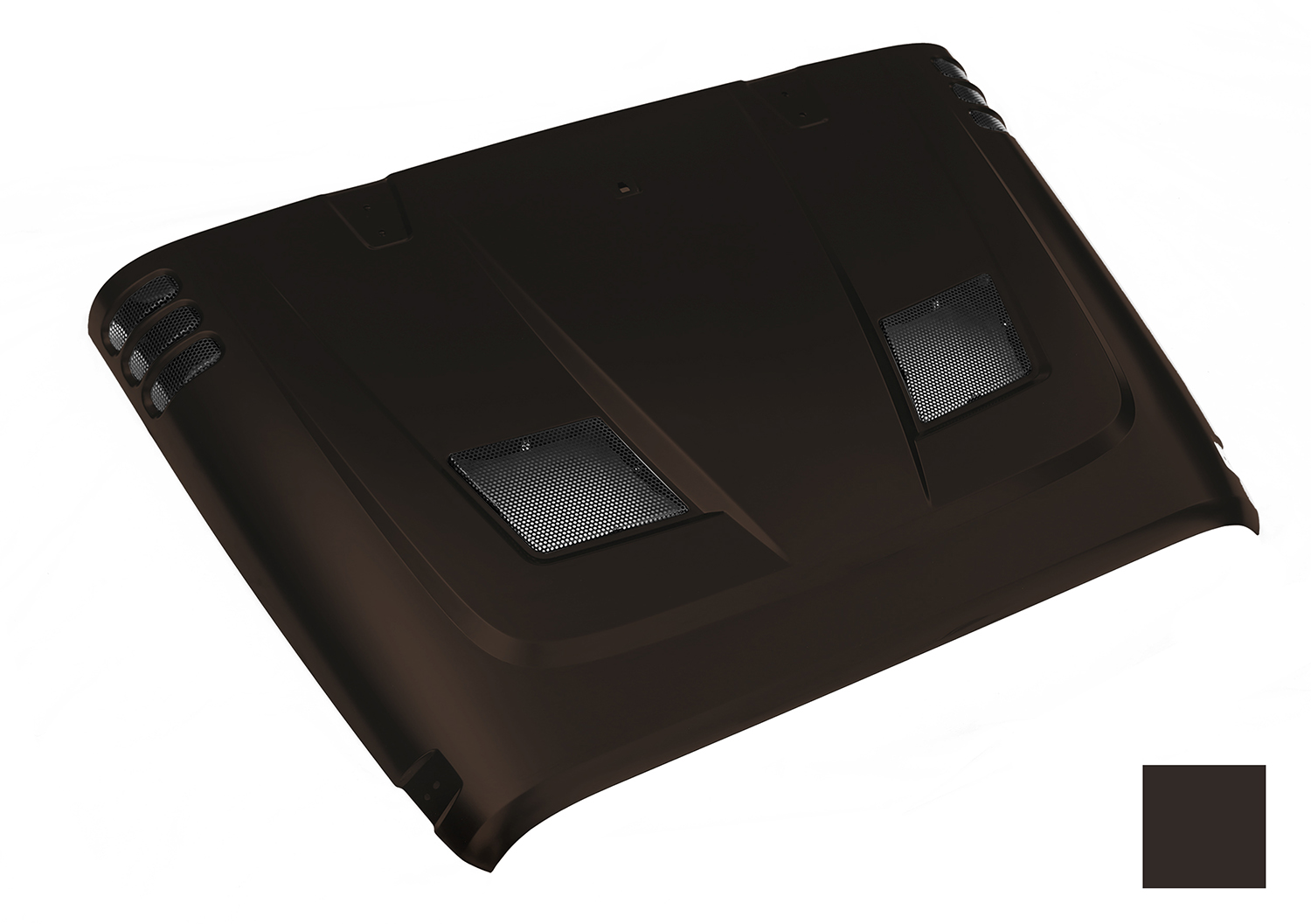 Performance Vented Hood, painted PTW code. (Rugged Brown) 07-14 JK.