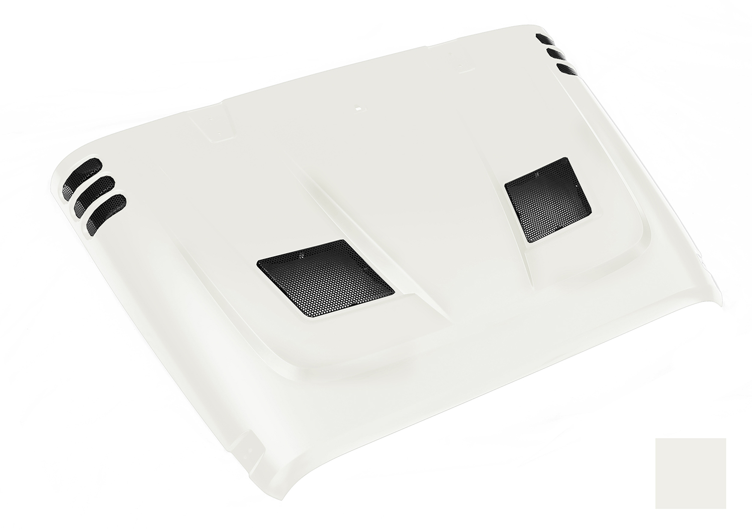Performance Vented Hood, painted PW7 code. (Bright e) 07-14 JK.