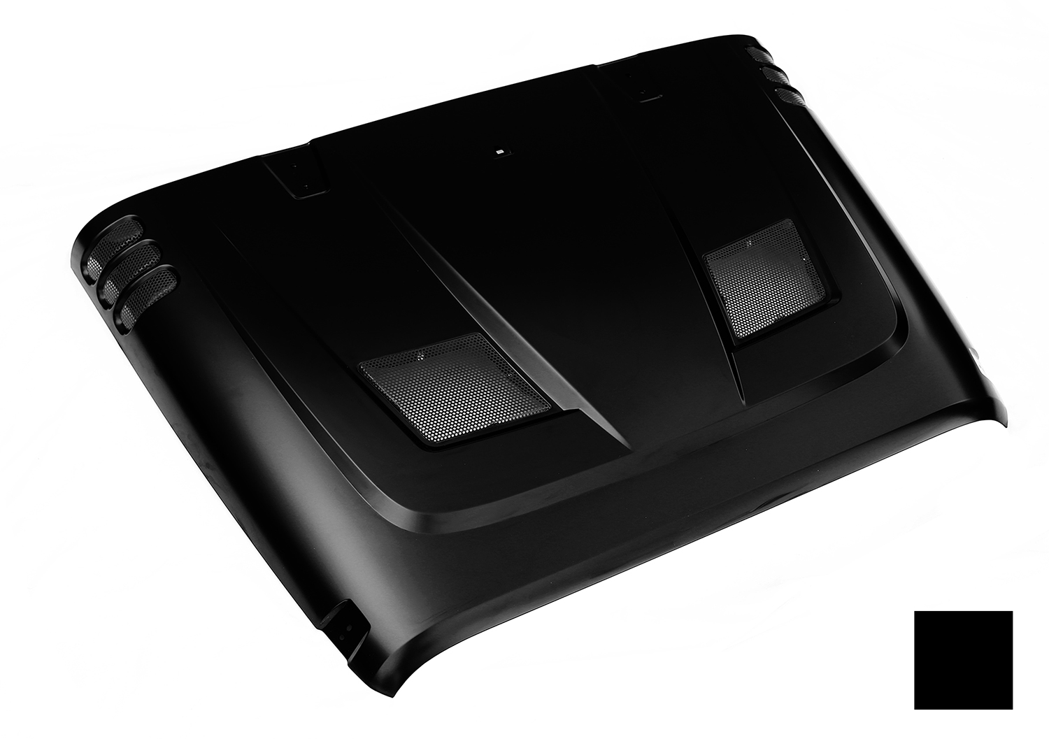 Performance Vented Hood, painted PX8 code. (Black) 07-14 JK.