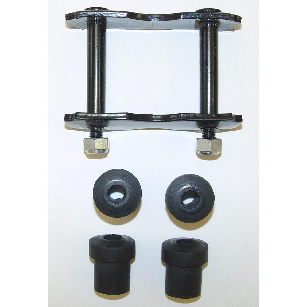 Suspension Leaf Spring Shackle Kit, Front; 76-86 Jeep CJ - 1