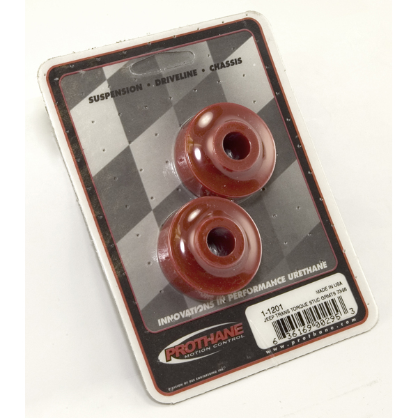 Transmission Torque Arm Bushing, Polyurethane, Red; 72-95 Jeep CJ/YJ - 1