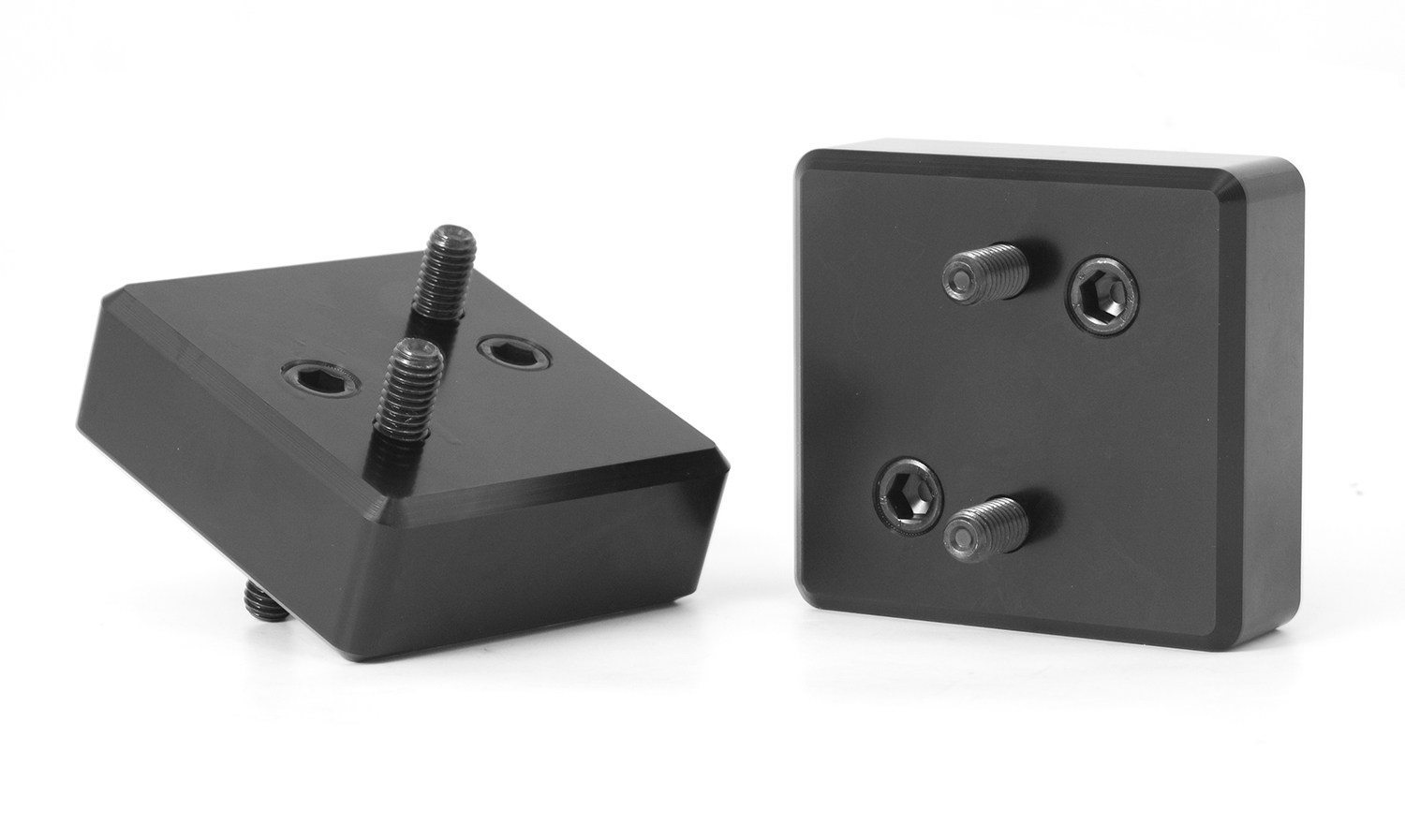 Engine Mount Kit, Aluminum; 74-91 Jeep SJ - 1