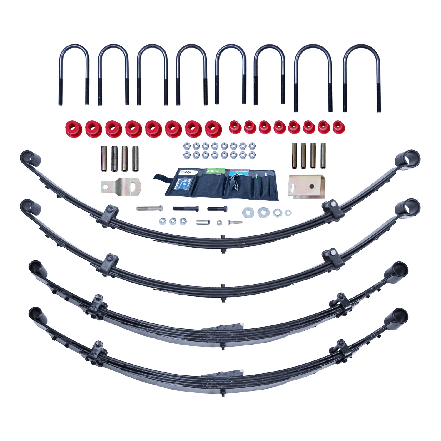 Suspension Lift Kit, 4 Inch, No Shocks; 87-95 Jeep Wrangler YJ - 1
