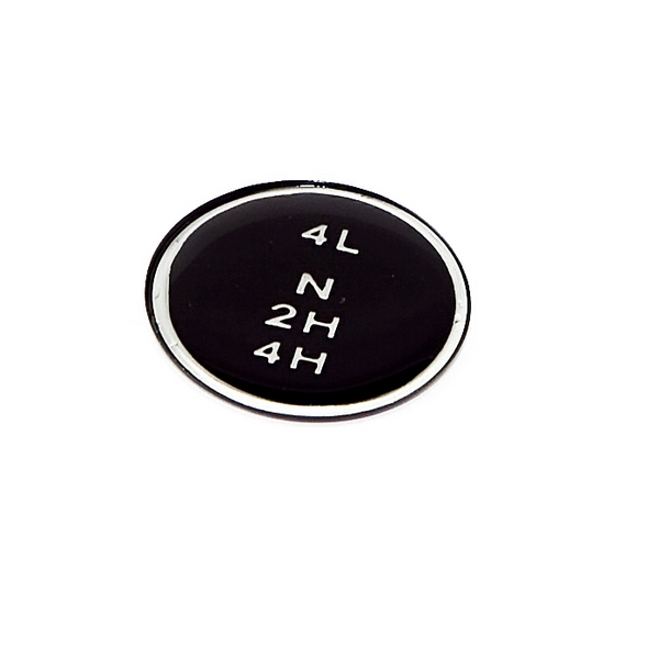 Transfer Case Shift Knob Pattern Insert; 80-86 Jeep CJ, for Dana 300 - 1