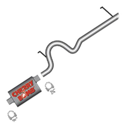 Vortex Exhaust Kit; 91-95 Jeep Wrangler YJ - 1