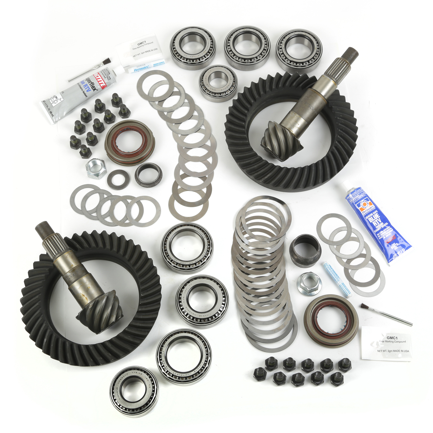 Ring and Pinion Kit, 5.38 Ratio; 07-18 Jeep Wrangler, for Dana 44/44 - 1