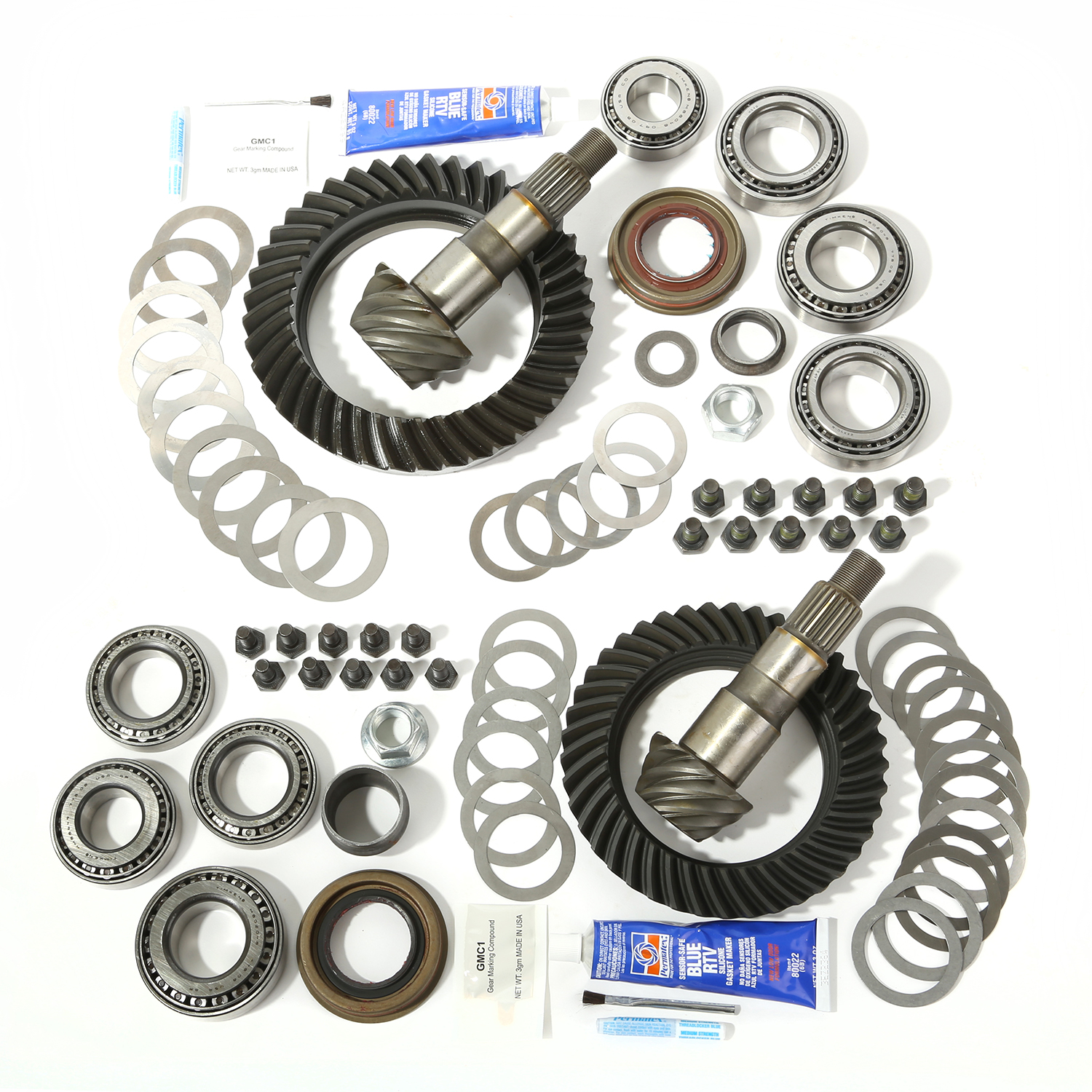 Ring and Pinion Kit, 4.56 Ratio; 07-18 Jeep Wrangler, for Dana 30/44 - 1