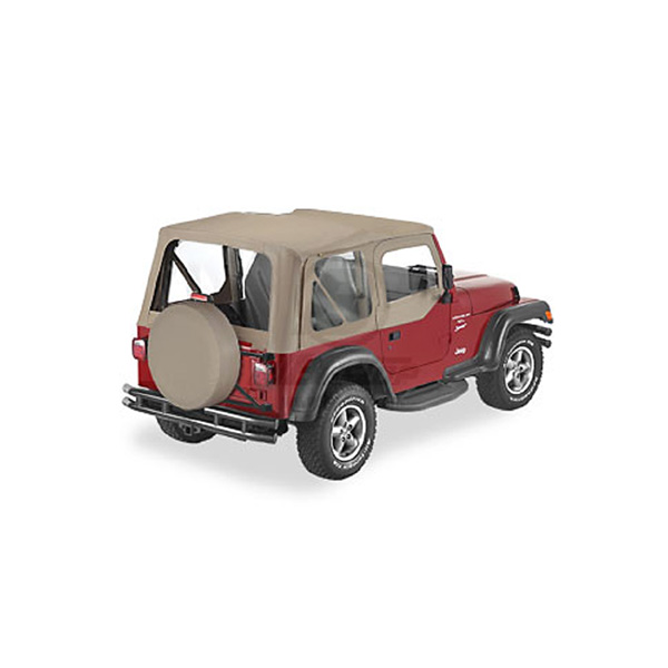 Replace-A-Top With Door Skins Dark Tan 97-02 Jeep TJ Wrangler - 1