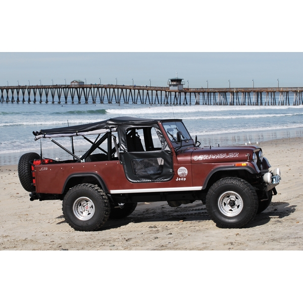 Tigertop Black 55-81 Jeep CJ6S - 1