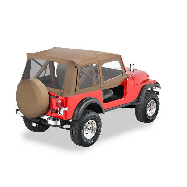 Plandeka ze stelażem Supertop z poszyciem drzwi Spice 88-95 Jeep YJ Wrangler - 1