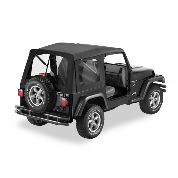 Supertop Black Denim 97-06 Jeep TJ Wrangler - 1