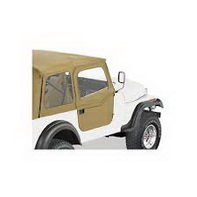 2 Piece Doors Almond 80-95 Jeep CJ And Wrangler
