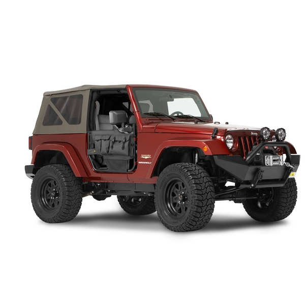Drzwi rurowe Element Czarny Diamond 97-06 Jeep Wrangler - 1