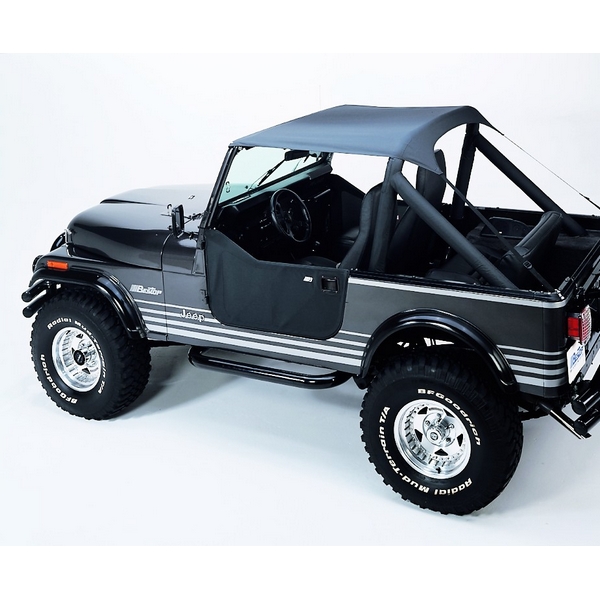Daszek Bikini Top Charcoal 76-91 Jeep CJ7 CJ8 i YJ Wrangler - 1
