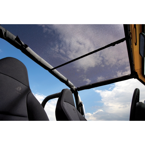 Daszek Header Bikini Czarny Siatkowy 97-02 Jeep TJ Wrangler