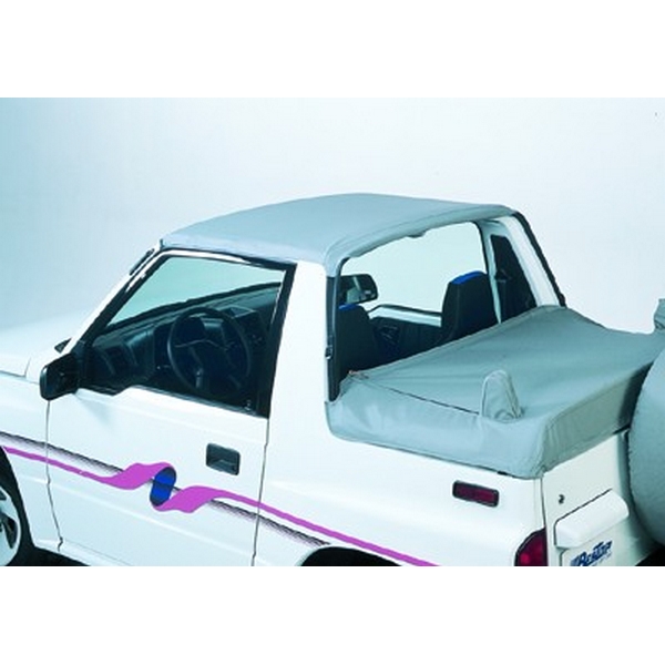 Daszek Bikini mocowany bez pasków Czarny Denim 88-94 Suzuki Sidekick i Geo Tracker - 1