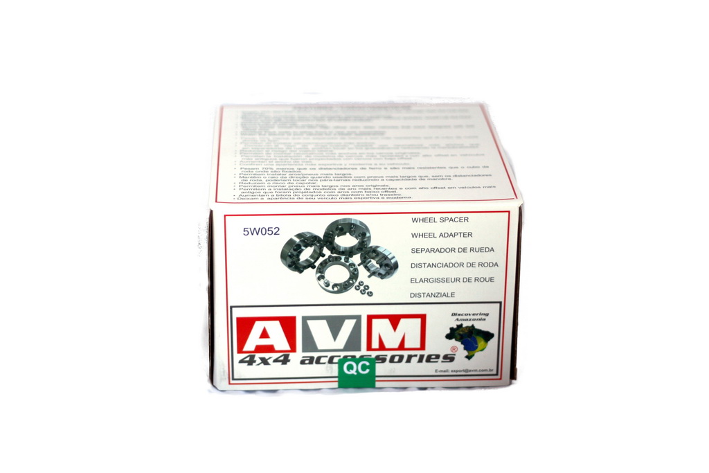 AVM spacers 5x120 to 5x120 thickness 1.25" (31,75mm)