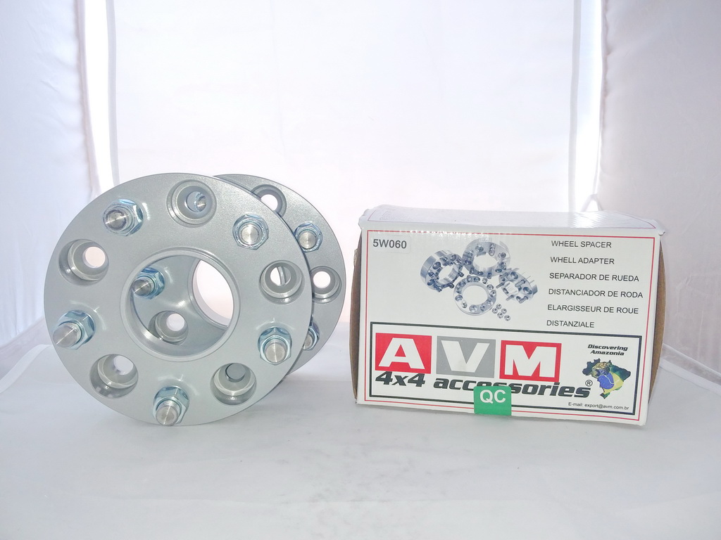 AVM spacers 5x127 to 5x127 thickness 1.25" (31,75mm) - 2