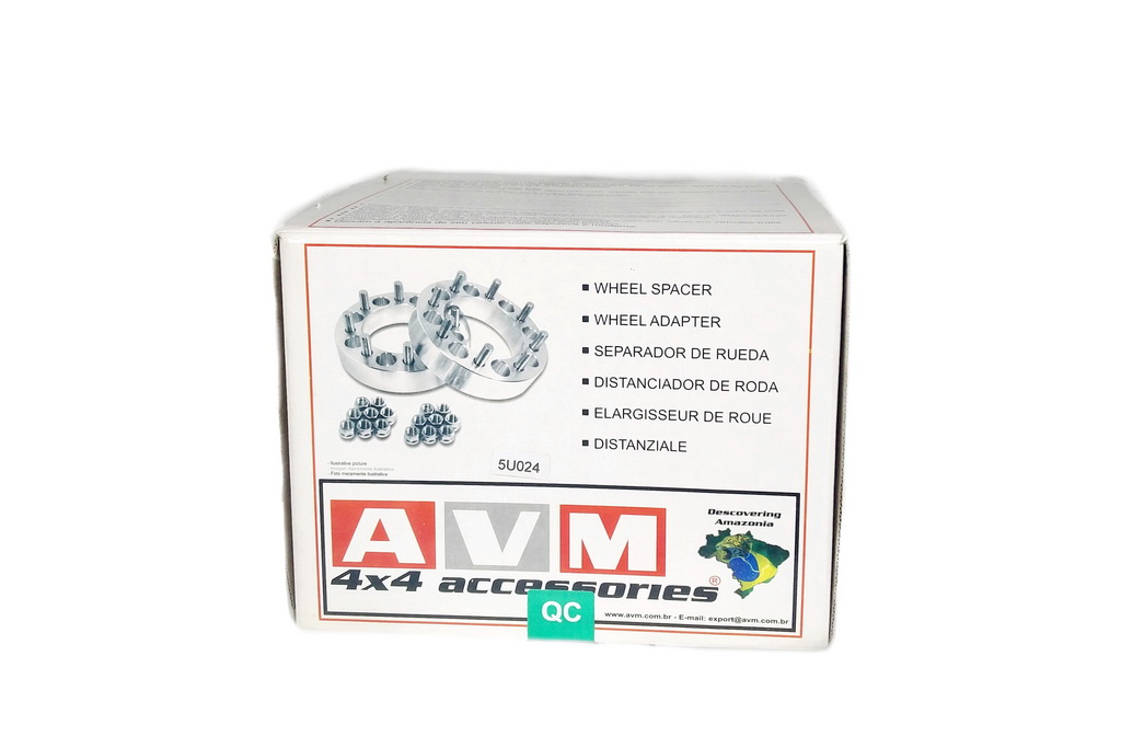 AVM spacers 5x165,1 to 5x165,1 thickness 1.25" (31,75mm)
