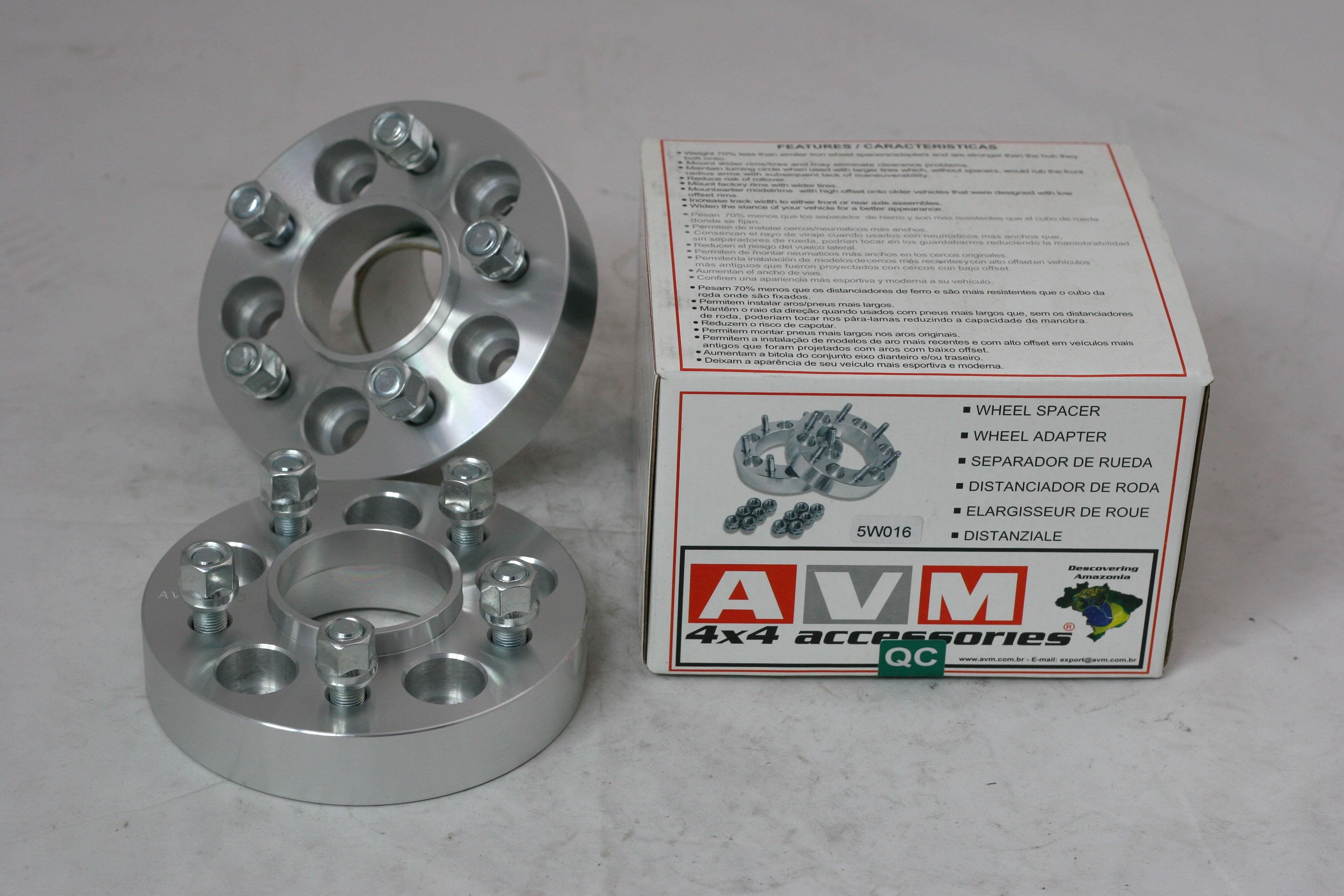 AVM spacers 5x114,3 to 5x114,3 thickness 1.25" (31,75mm) - 4