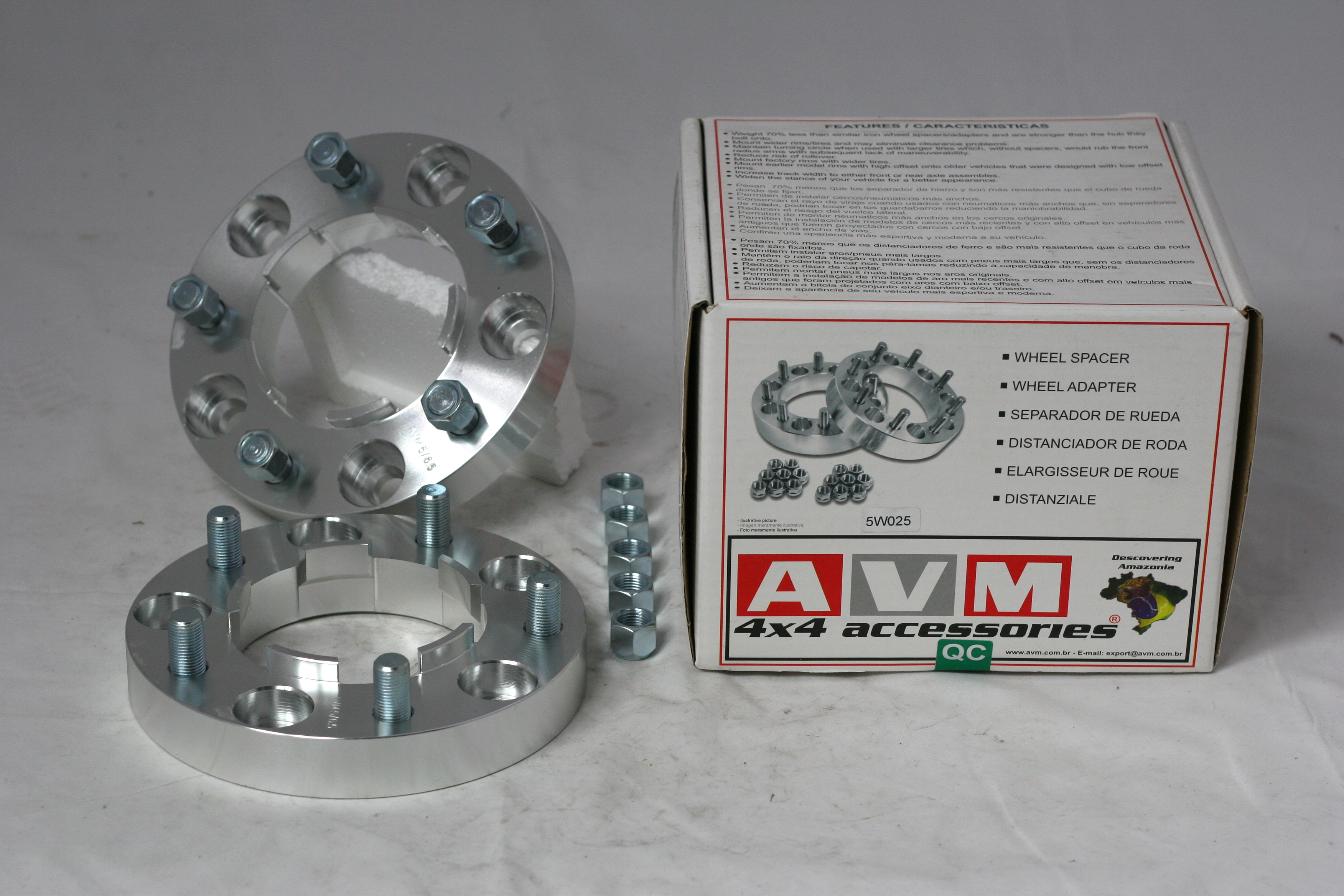 AVM spacers 5x165,1 to 5x165,1 thickness 1 1/6"(30mm) - 4