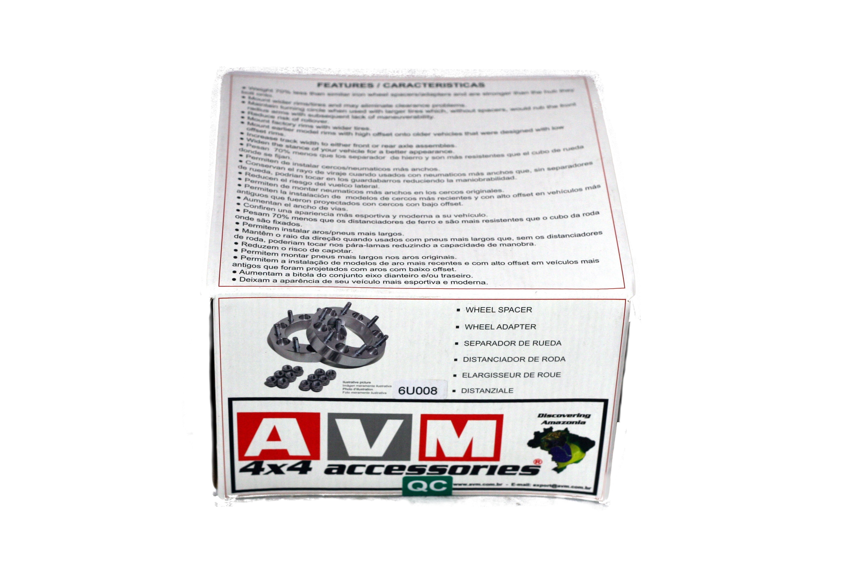 Dystanse AVM 6x139,7 na 6x139,7 grubość 1.5" (38,1mm)