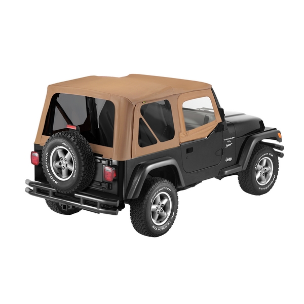 Plandeka PREMIUM z płótna Sailcloth Replace-A-Top Spice 97-02 Jeep TJ Wrangler - 1
