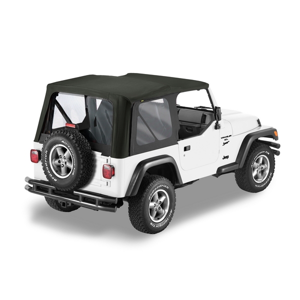 Sailcloth Replace-A-Top Black Diamond 03-06 Jeep TJ Wrangler - 1