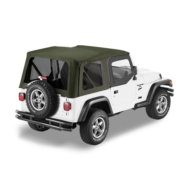 Sailcloth Replace-A-Top Khaki Diamond 03-06 Jeep TJ Wrangler - 1