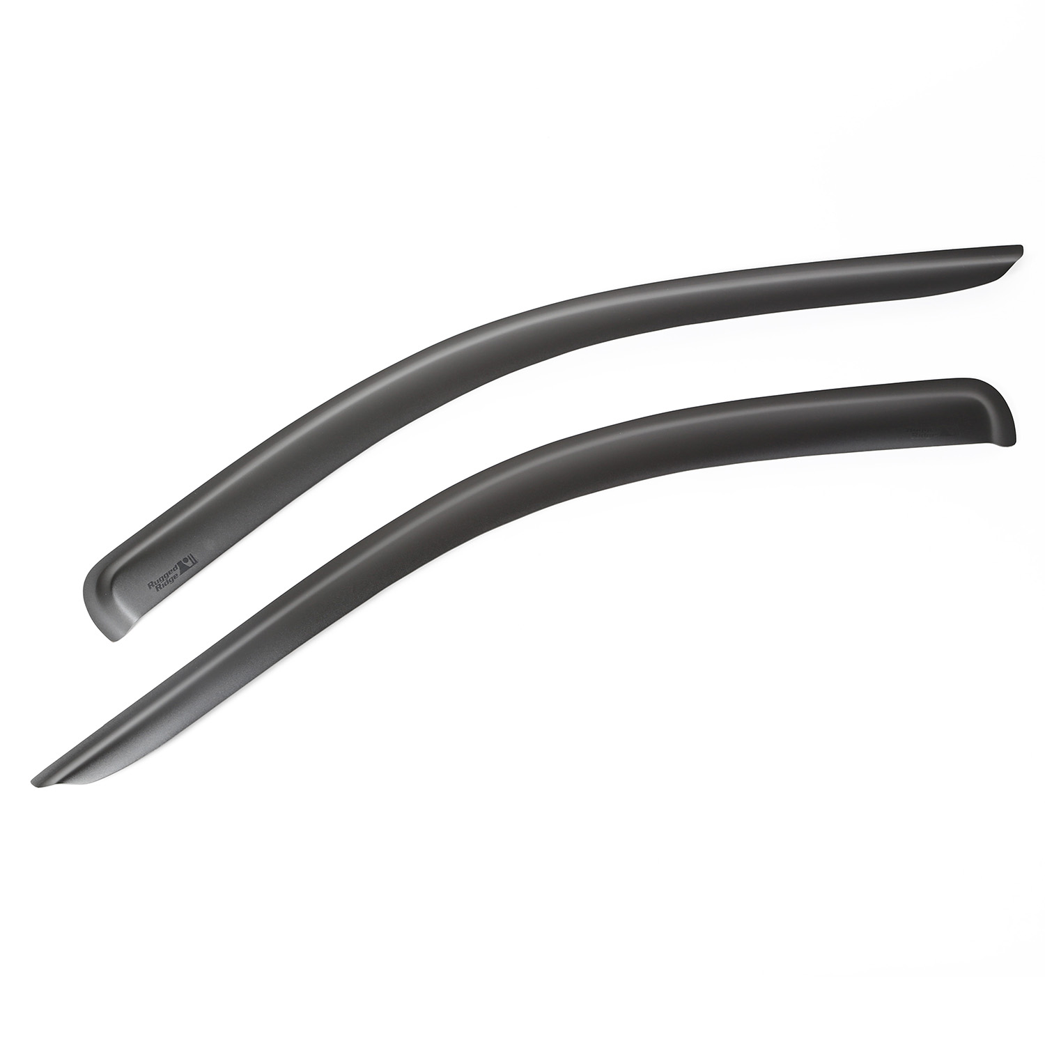 Window Visor Kit, Front, Matte Black; 02-08 Ram 2500/3500 Pickup - 1