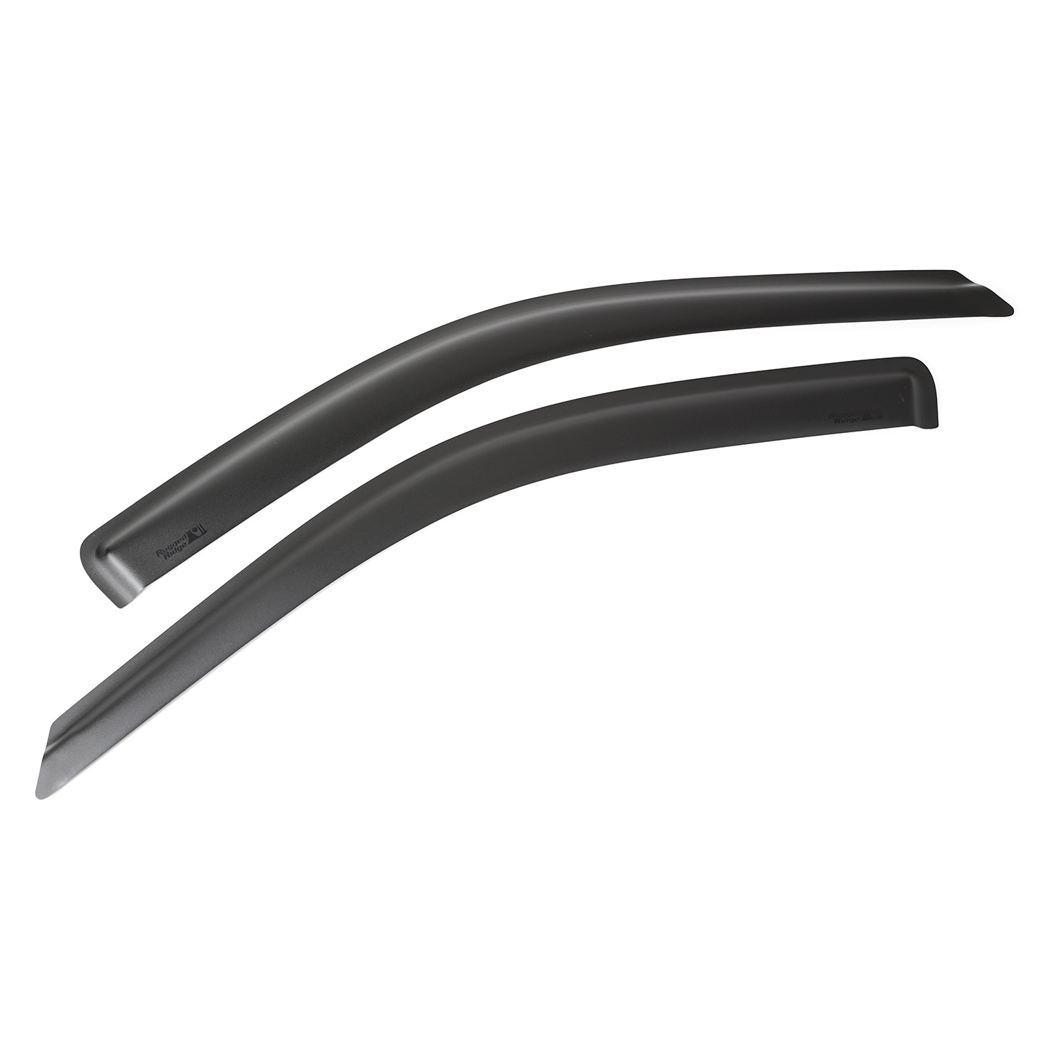 Window Visor Kit, Front, Matte Black; 09-14 Ram 1500 Quad Cab Pickup - 1