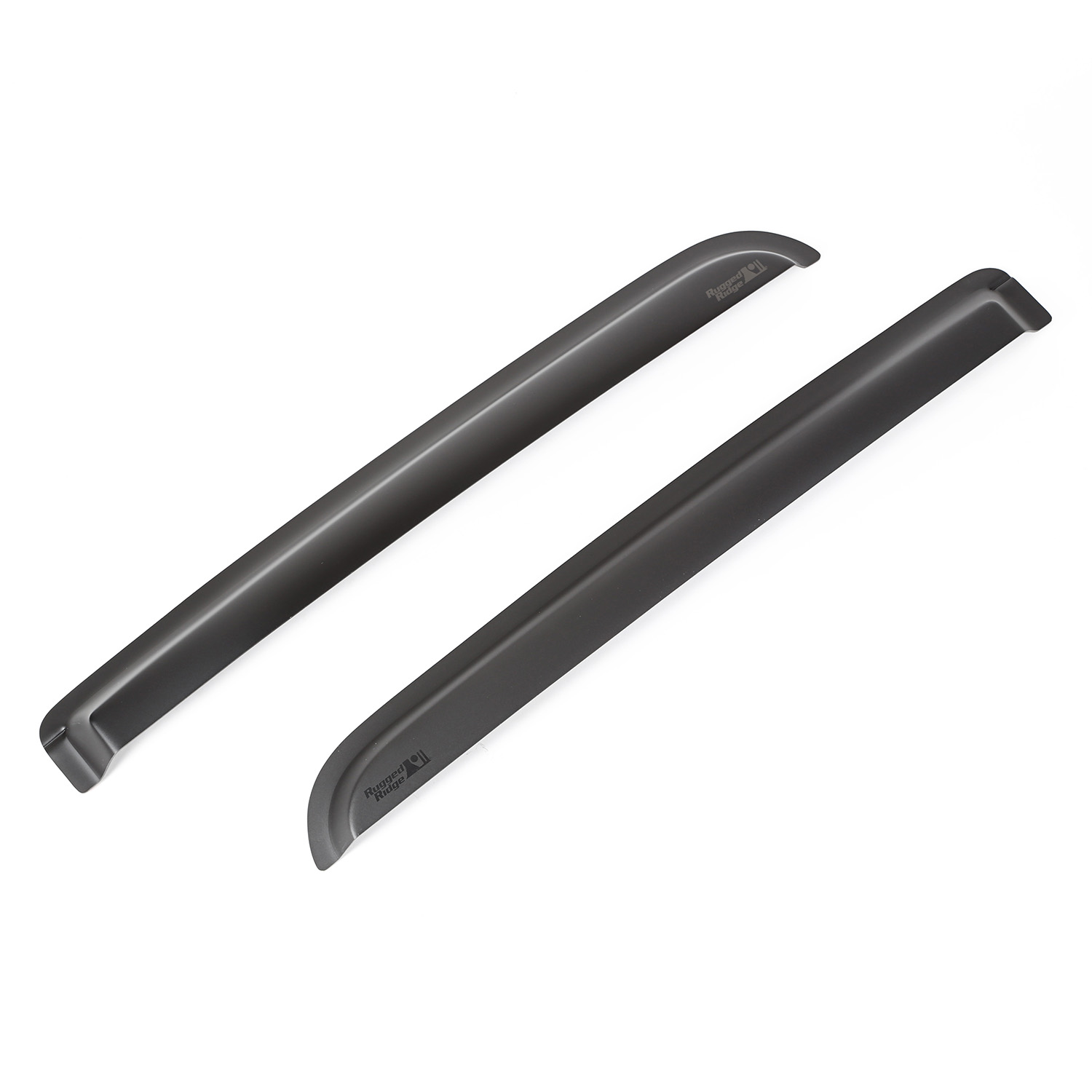 Window Visor Kit, Rear, Matte Black; 09-14 Ford F-150 Crew Cab Pickup - 1