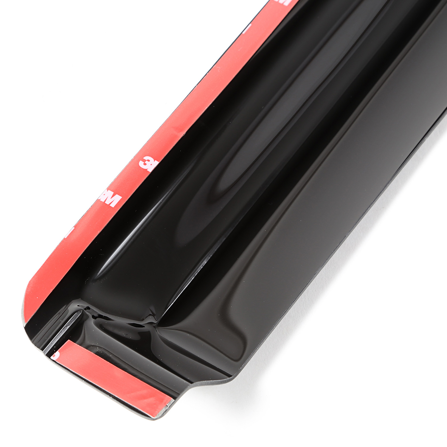 Window Visor Kit, Rear, Matte Black; 09-14 Ford F-150 Crew Cab Pickup - 4