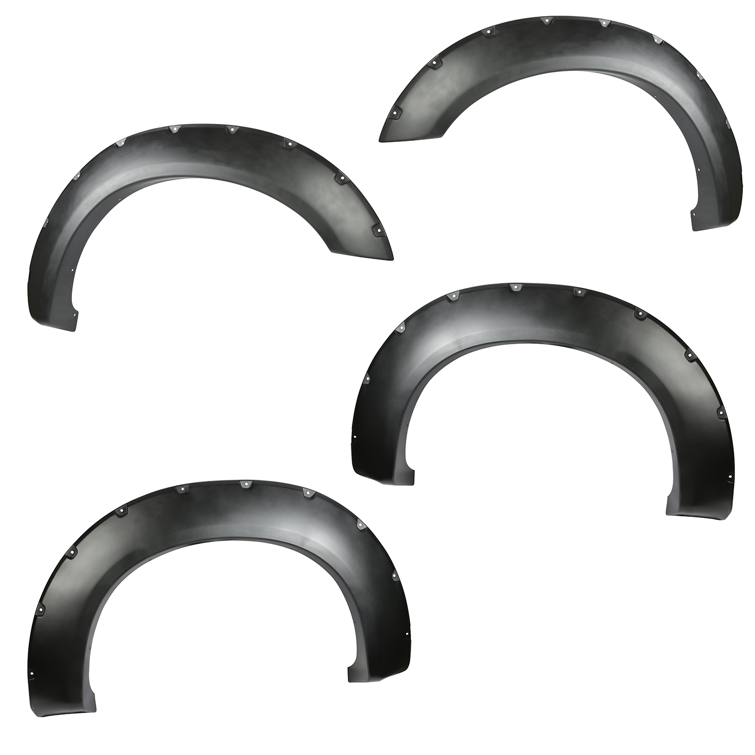 All Terrain Fender Flare Kit, 4 Piece; 11-16 Ford Super Duty Pickups