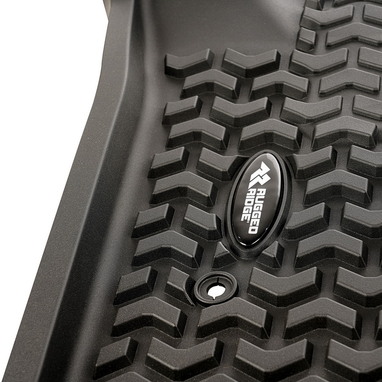 Floor Liner, Front, Black; 19-20 Chevy Silverado Crew Cab - 4