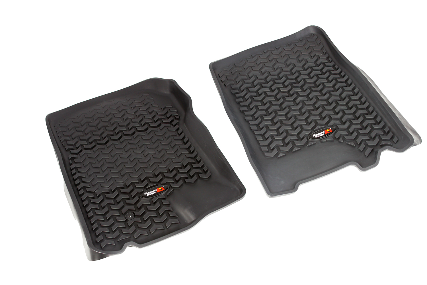 Floor Liner, Front; Black, 1997-2002 Ford Expedition, 01-03 F-150 Super Crew, 02-03 Blackwood, 99-02 Navigator   - 1